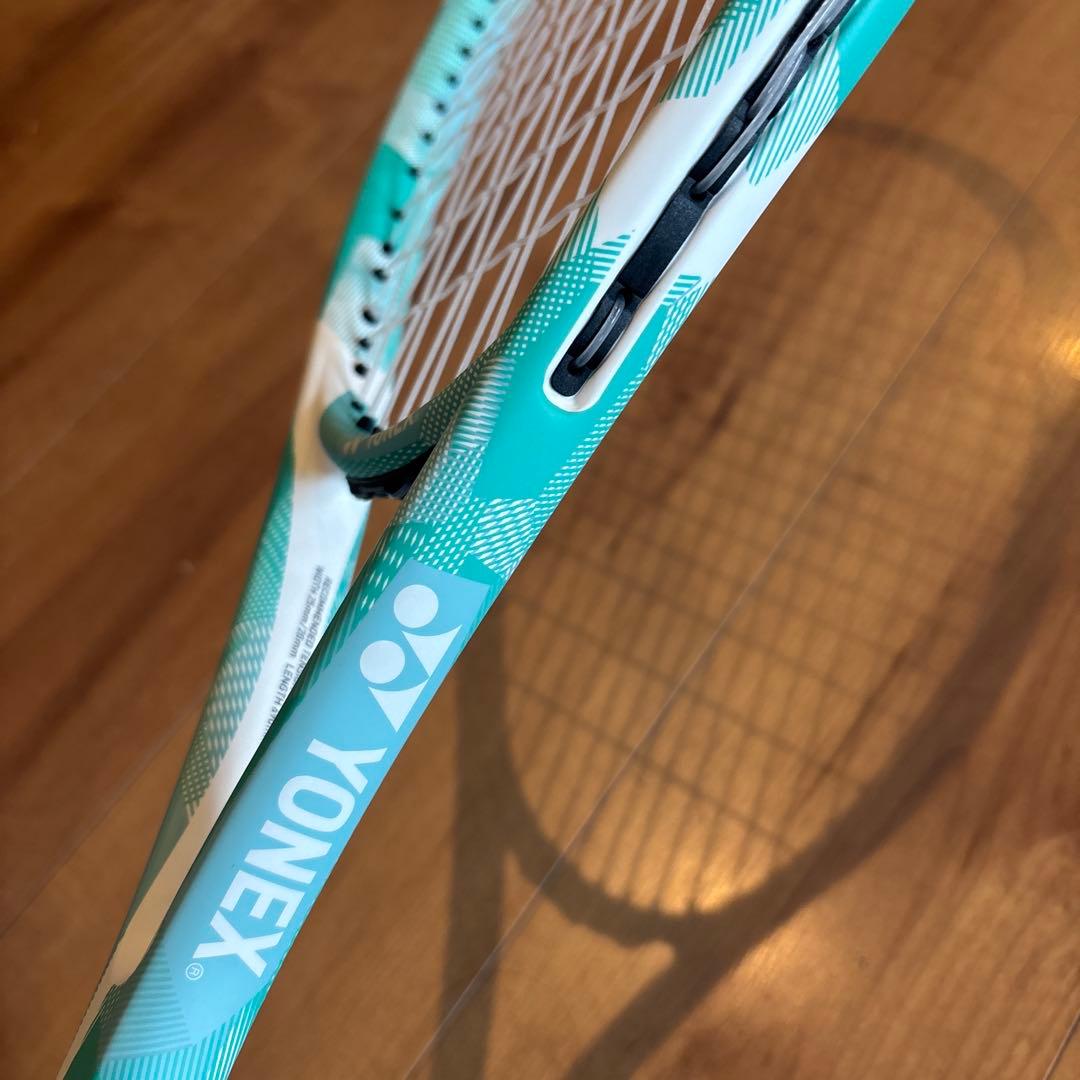 YONEX 軟式テニスラケット 水色