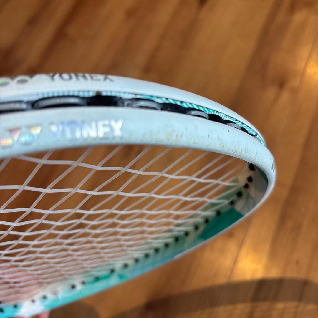 YONEX 軟式テニスラケット 水色
