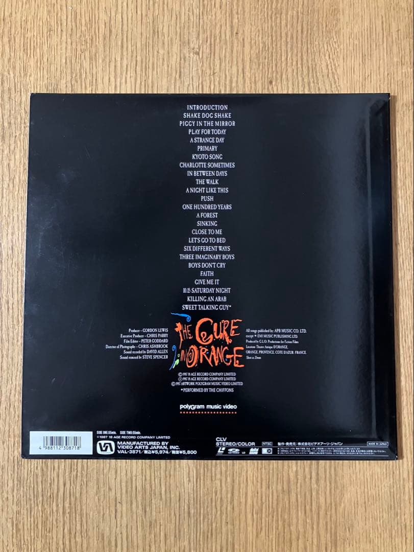 The Cure /レーザーディスク