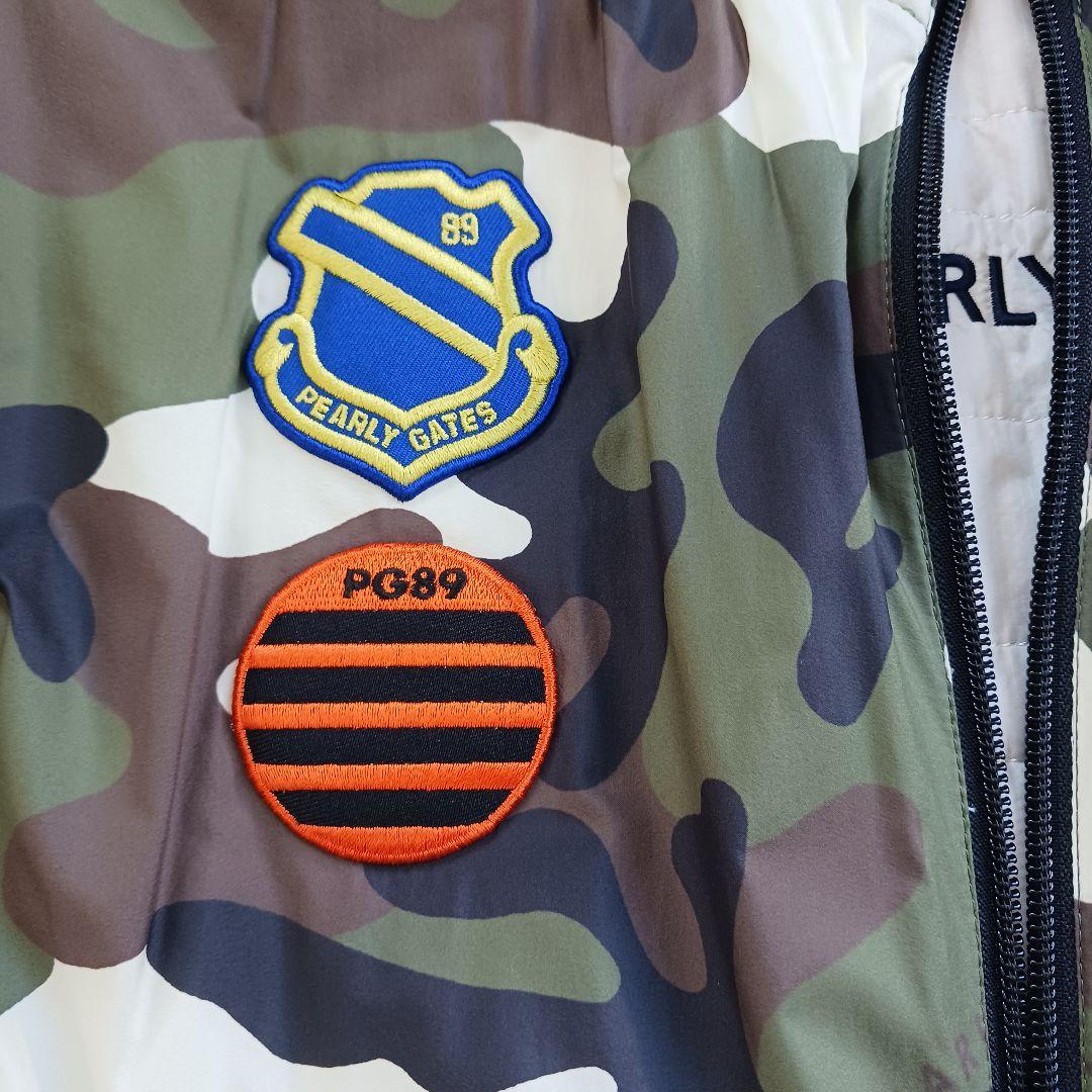 パーリーゲイツ　4WAYジャケット　スニード　ベスト　3L　カモフラ　ワッペン