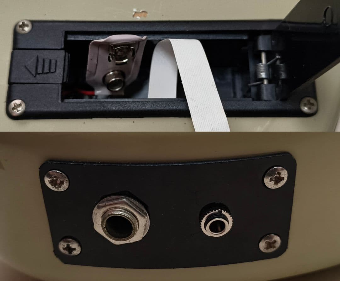 【美品】ZO-3 グレー アンプ内蔵ミニギター 専用ケース付 ぞーさん