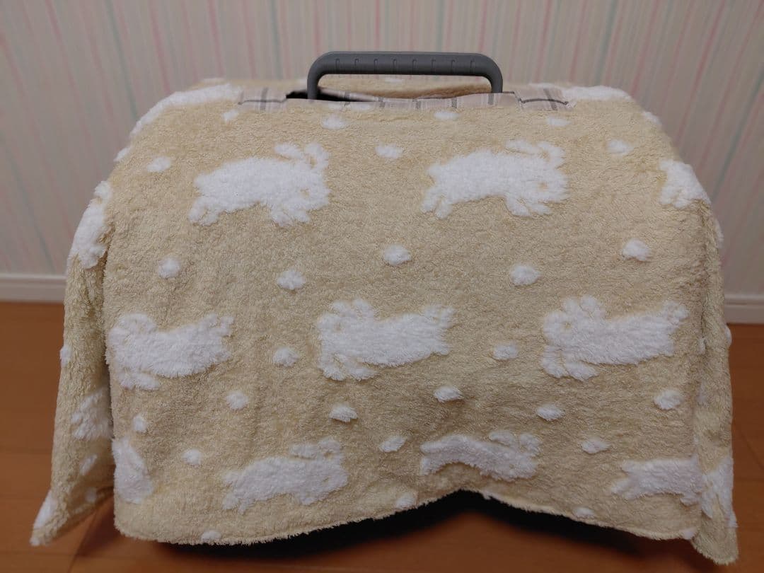 クレートカバーM　チェックベージュ