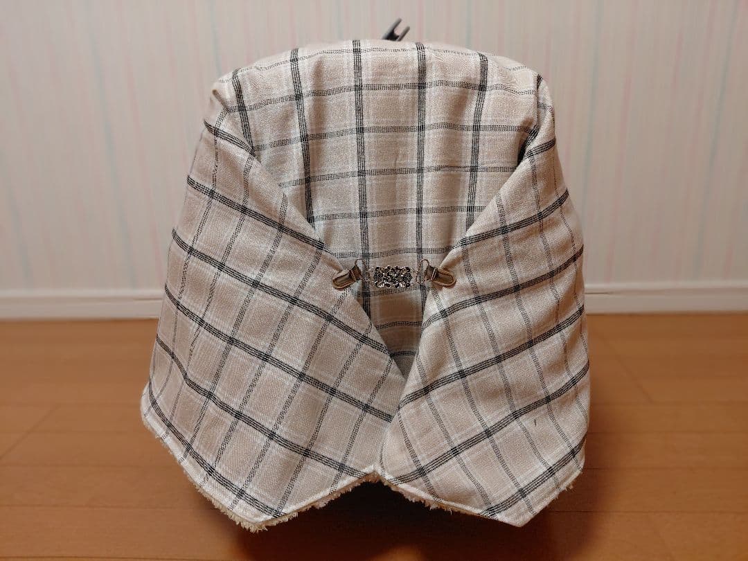 クレートカバーM　チェックベージュ