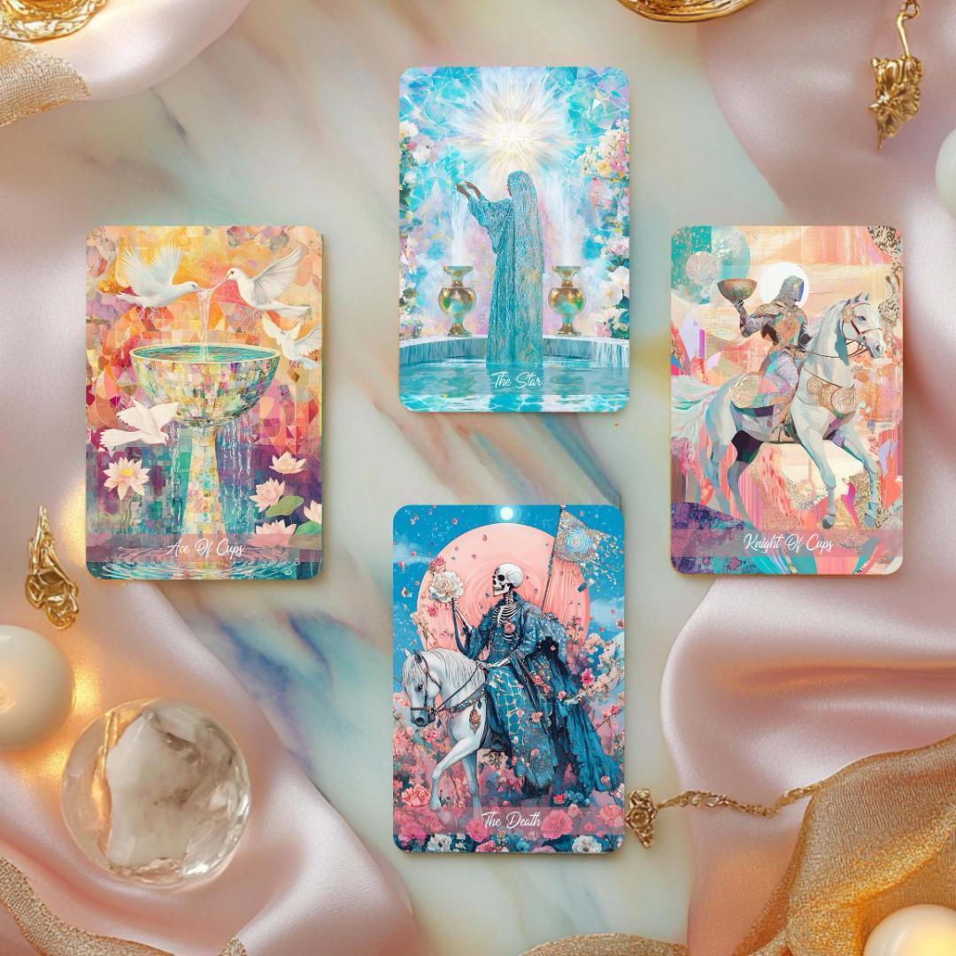 【正規品タロットカード】希少レア✨鮮やかな色彩のカーニバルを描いた超美麗デッキ