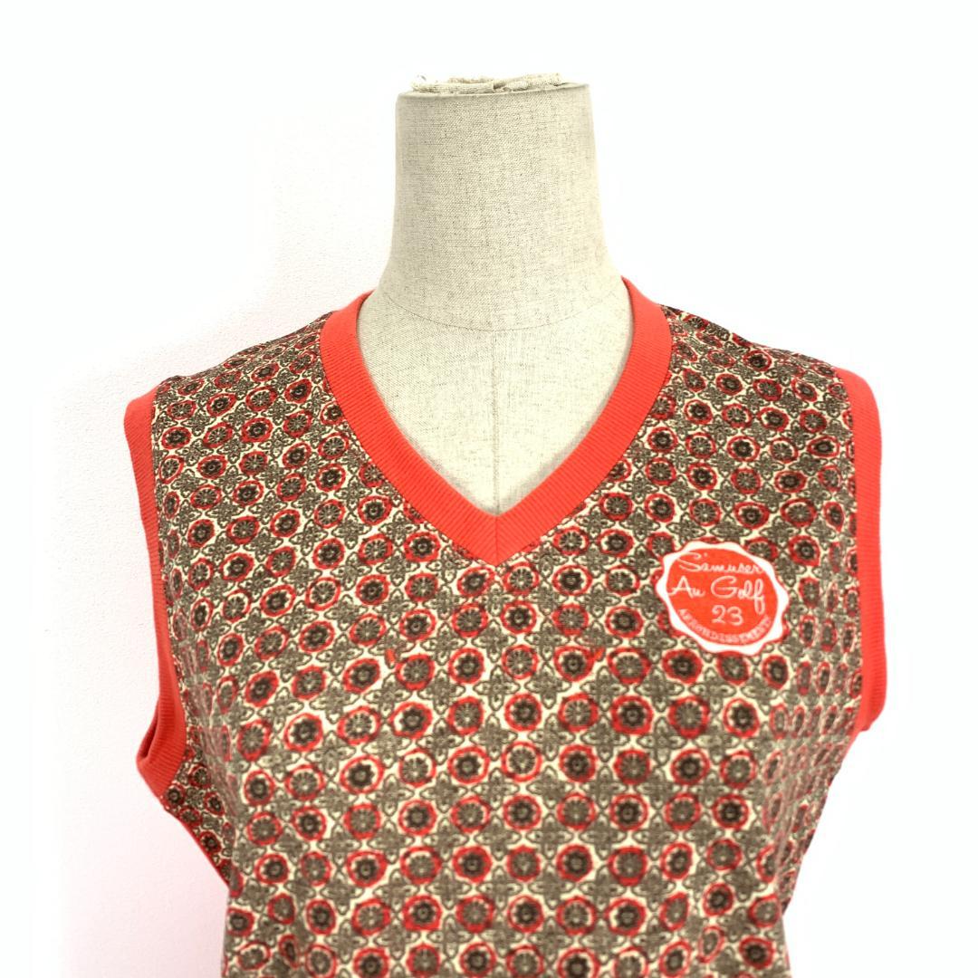 LA9127 23区GOLF パンツセットアップ オレンジ L 78