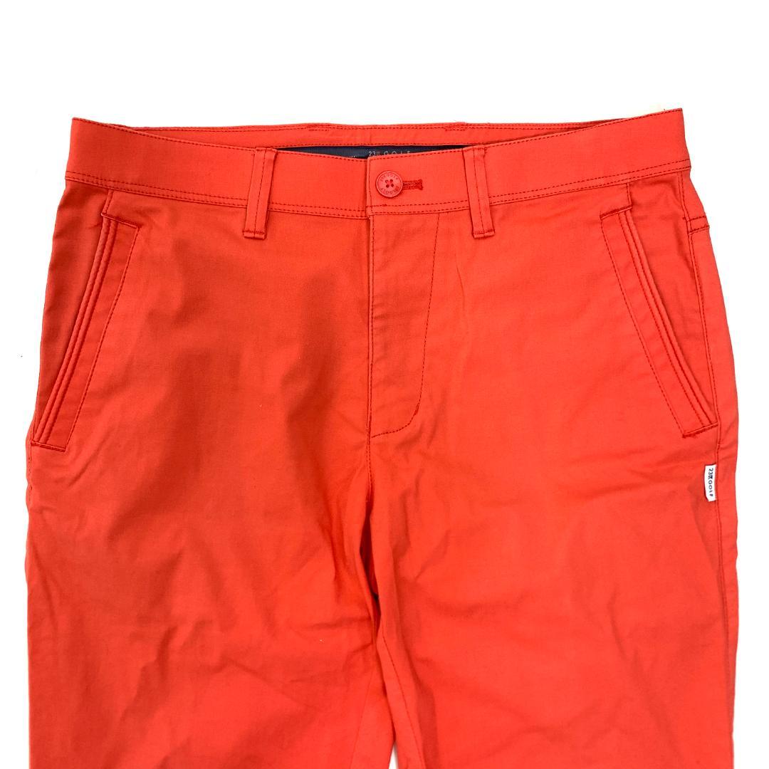 LA9127 23区GOLF パンツセットアップ オレンジ L 78