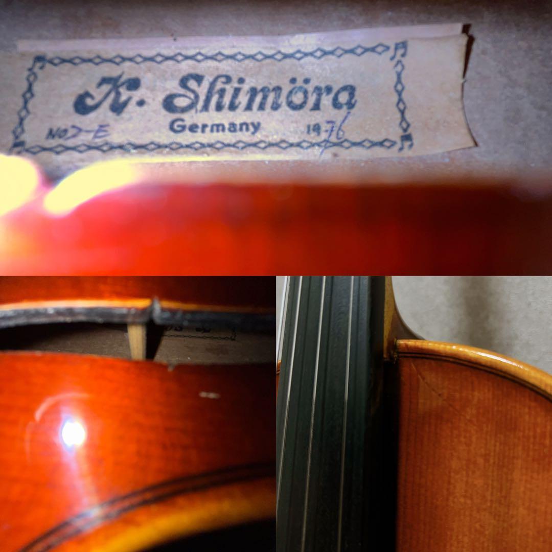 K.SHIMORA シモーラ バイオリン 4/4 1976 杉藤 SUGITOU