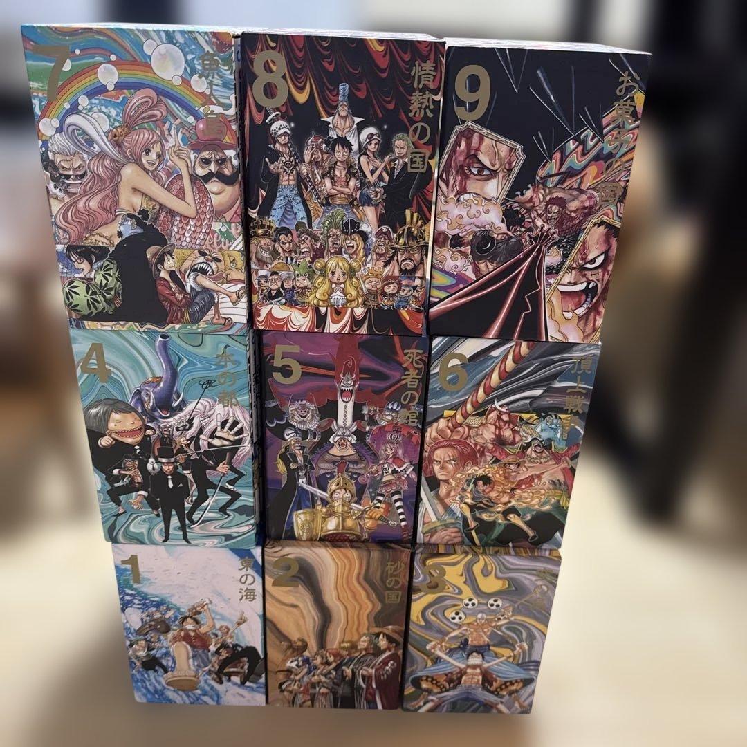ワンピース 1-104巻　ボックス1〜9＋ワノ国まで(104巻)