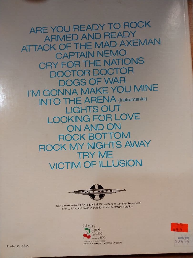 Michael Schenker 楽譜集