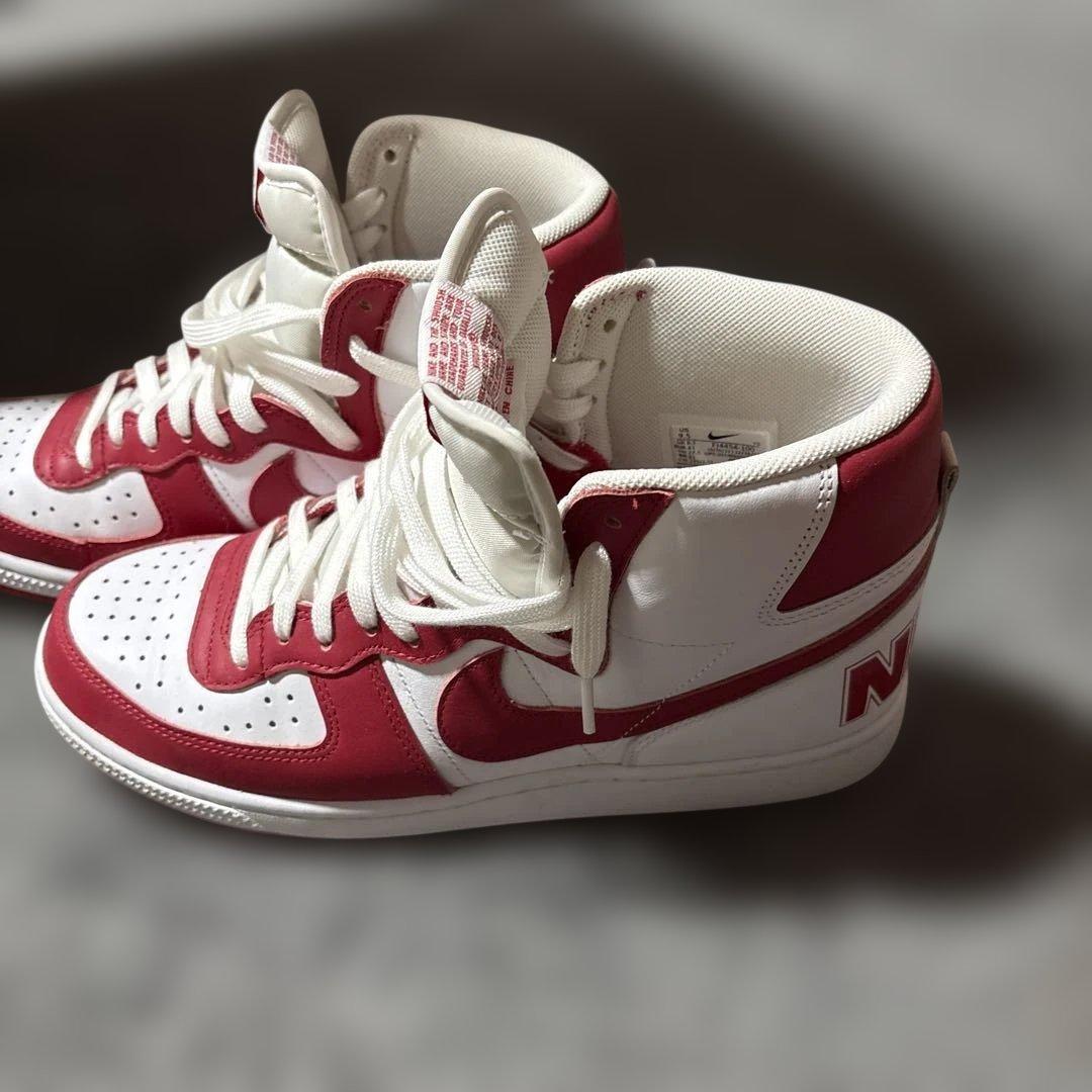 NIKE ターミネーターハイカット バスケットシューズ 赤白
