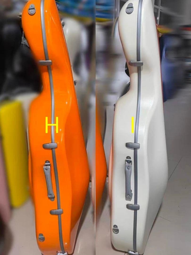 3.2kg!オレンジシリーズ登場！超軽量新品高級チェロケース 多色入 領収書可！