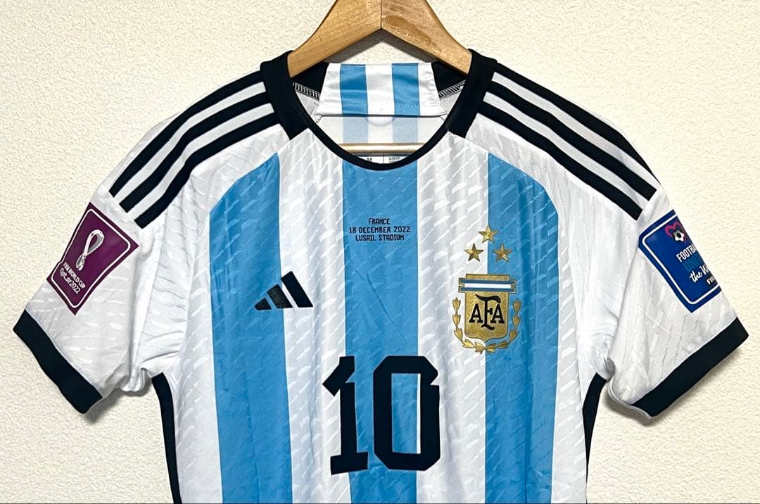 adidas サッカーアルゼンチン代表 メッシ 10番 2022 カタールW杯