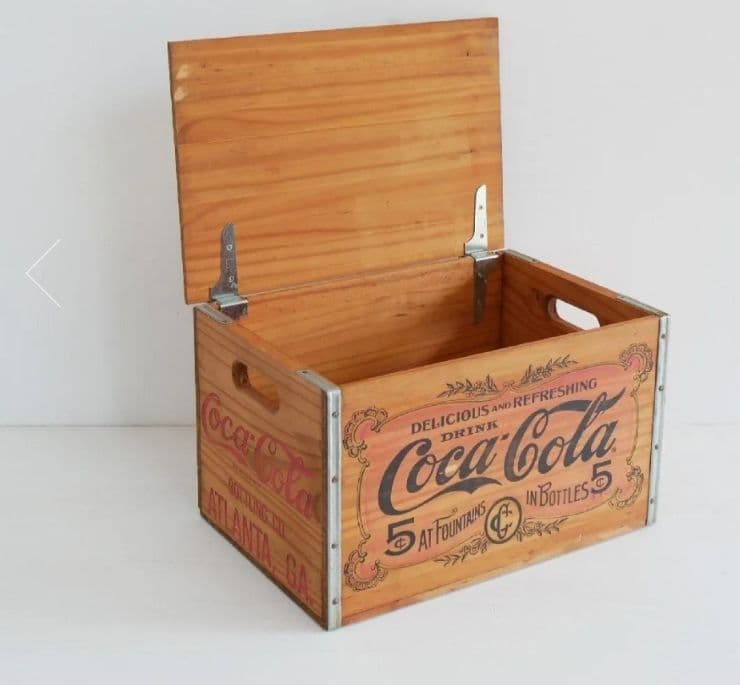 Coca-Cola ヴィンテージ木製ボックス
