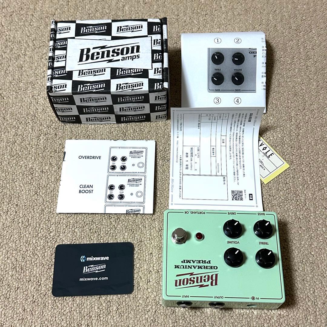Benson Amps Germanium Preamp ベンソン ゲルマニウム