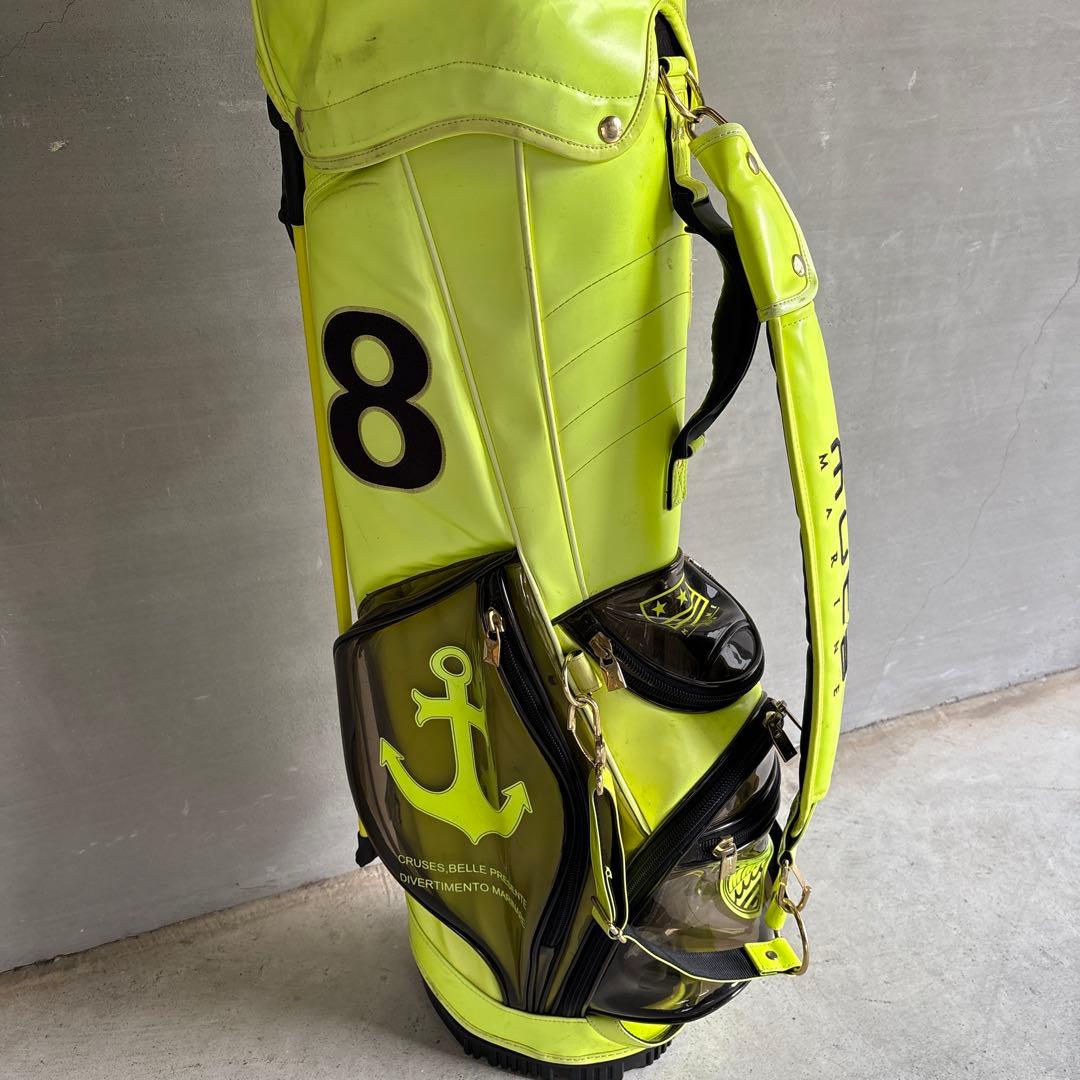 MUTAMARINE キャディバッグ 蛍光イエロー