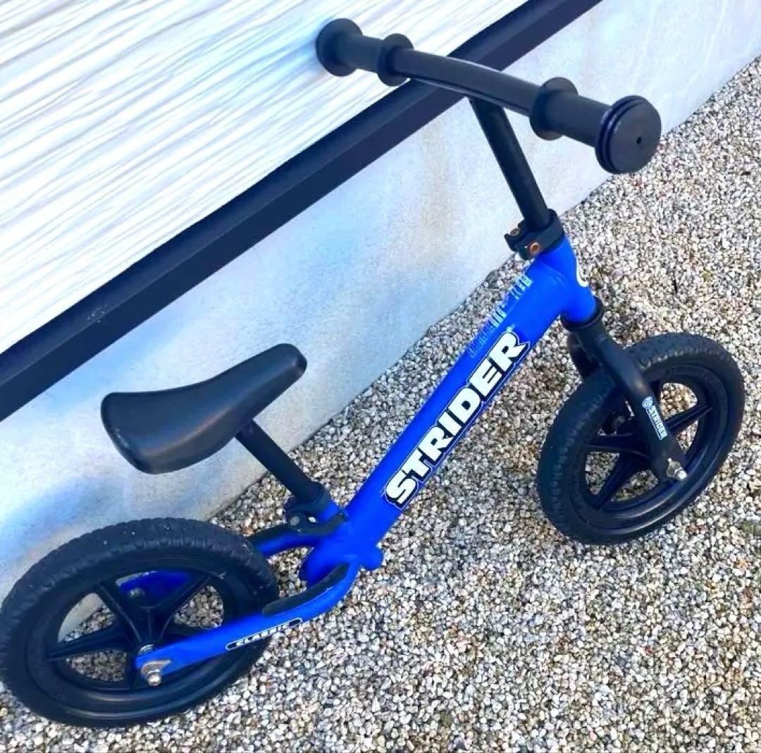 美品　STRIDER バランスバイク 12インチ 青　日本正規品