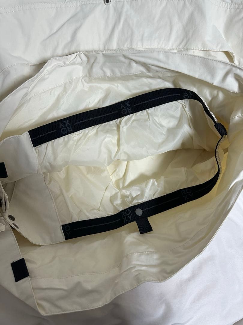 ROXY ファー付きホワイトアウター