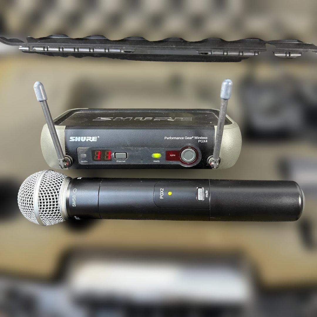 SHURE PGX24ワイヤレスマイクレシーバー