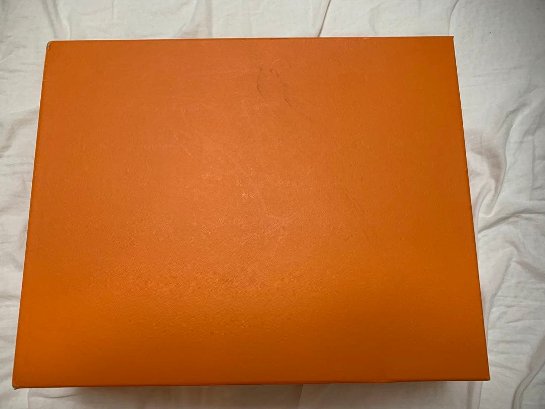 HERMES箱　レインカバー　リボン付き