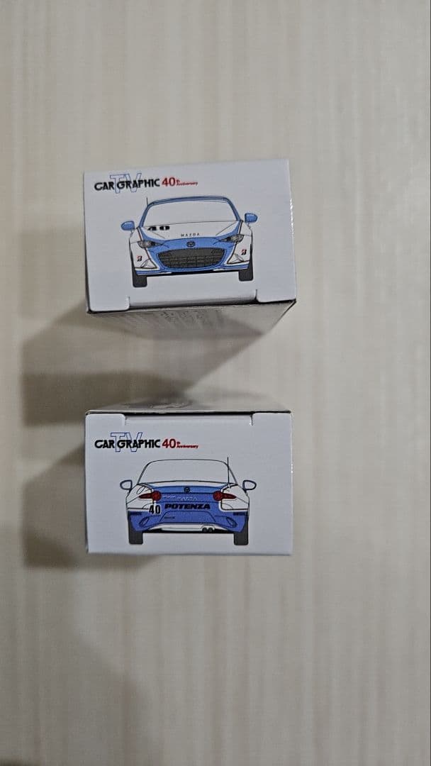 ロードスターCAR GRAPHIC40周年ミニカー 6個クラブイベントの景品に。