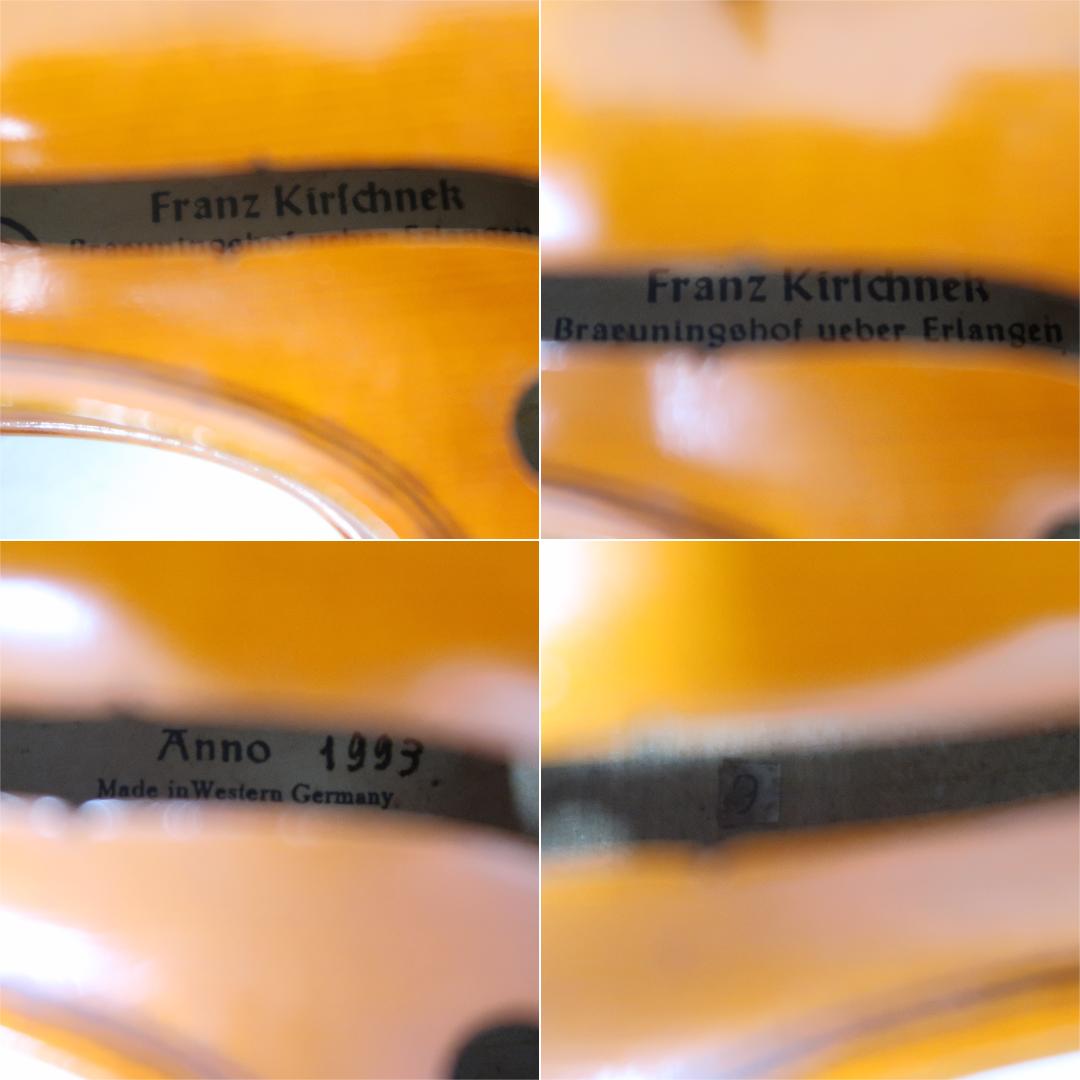 Franz Kirschnek No.9 4/4 1993年製 バイオリン 人気