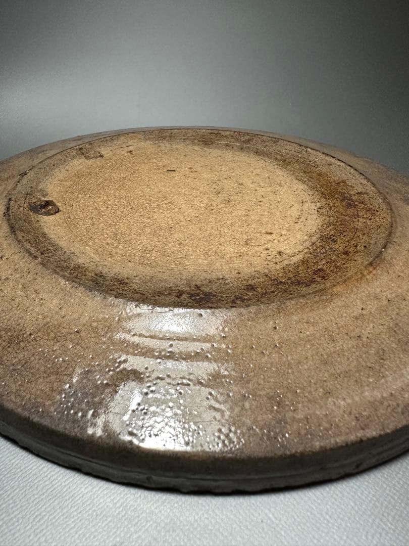 瀬戸　行燈皿　油皿　絵瀬戸　検索:灯火器　江戸時代後期