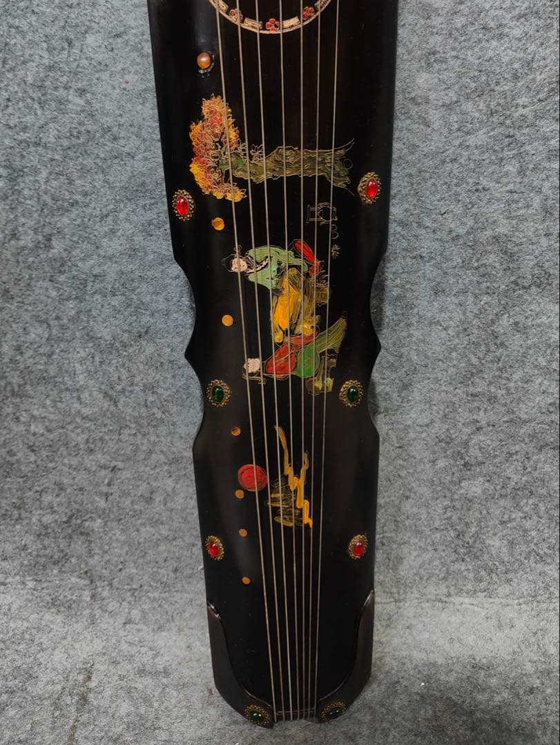 時代物　古琴 七弦琴 古美術 楽器　文房具 飾り