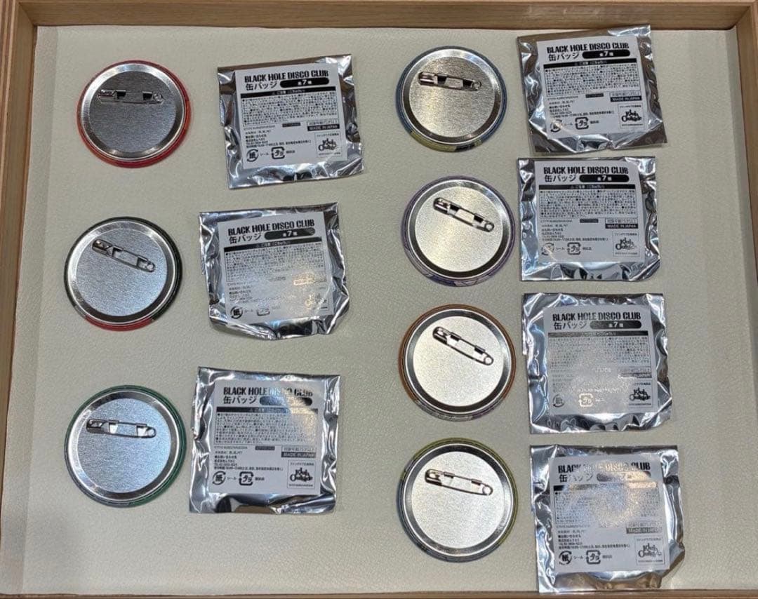 BLEACH BHDC DISCO ファンクラブ缶バッジ7種セット　ブリーチ