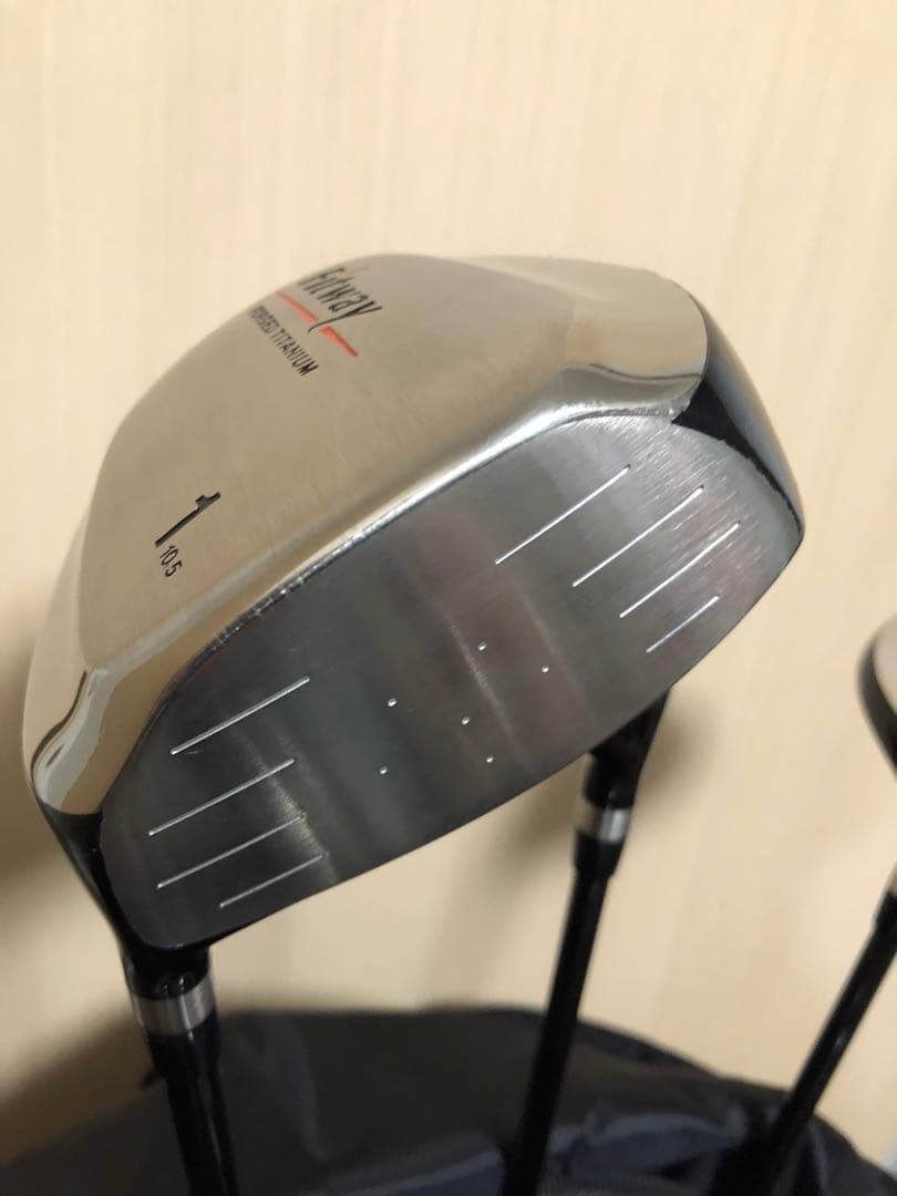 （美品中古）オマケ付きFitway ゴルフクラブセット 11本 （簡単クラブ）