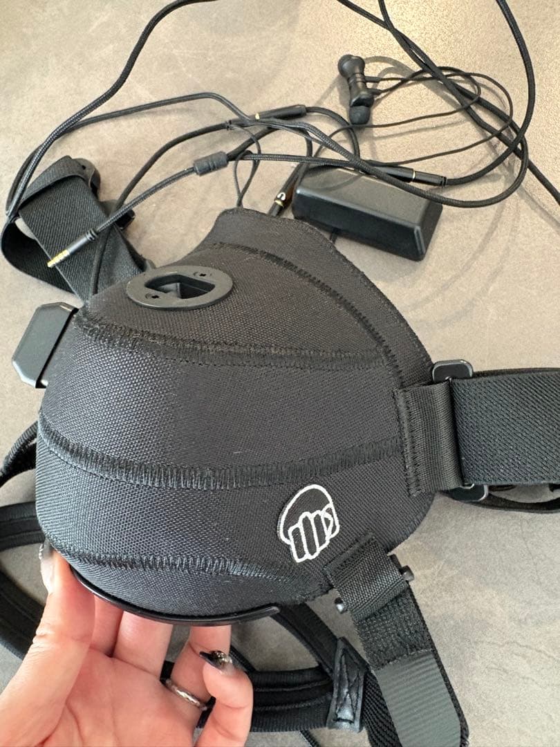 OMBRA v2（オンブラ ヴイツー）：S-M（左耳マイクポート）防音マスク