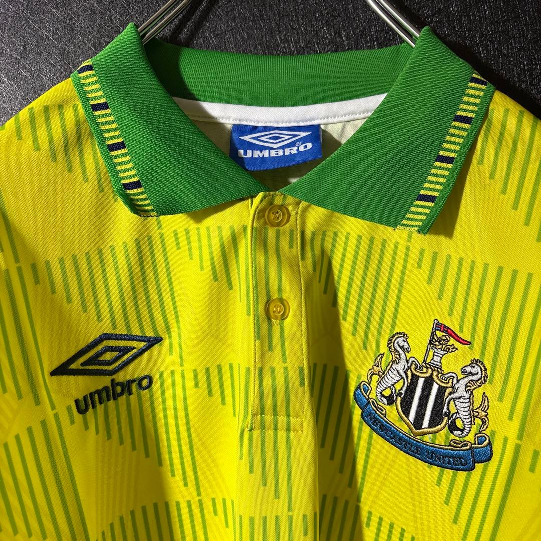 【★ニューカッスル】 umbro 古着 サッカー ユニフォーム 90年 XL