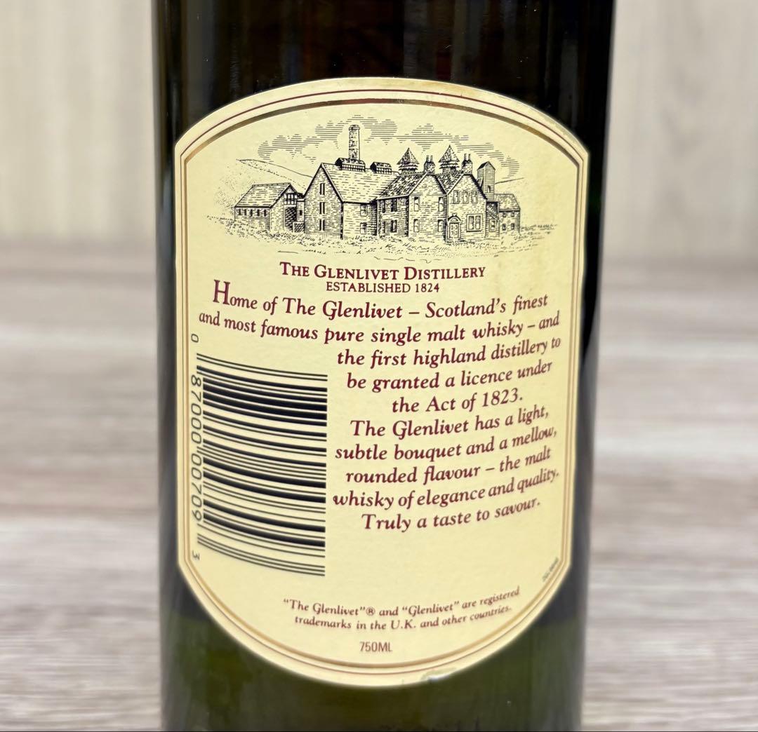 未開封 グレンリベット 12年 ピュア・シングルモルト 43度