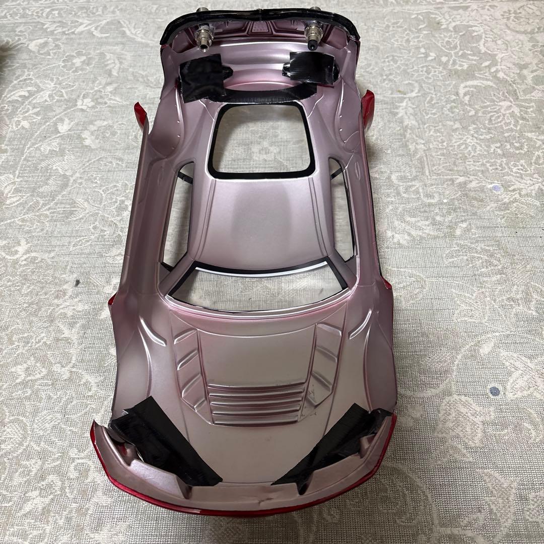 ラジコンドリフトカーボディ　トヨタスープラ　ワイドドボディ1/10