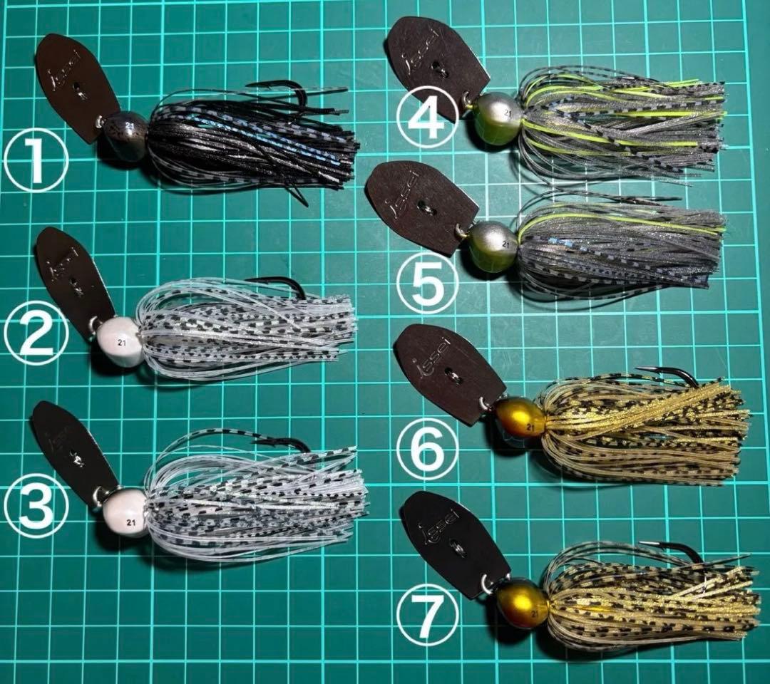 未使用　issei / イッセイ　AKチャター 21g 7個 & boxセット