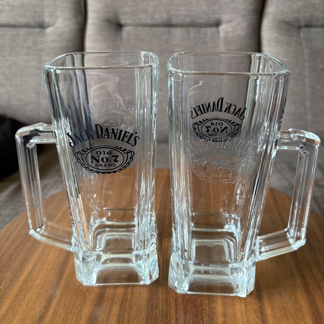 Jack Daniel's 700ml ジョッキとショットグラスとメタルパネル