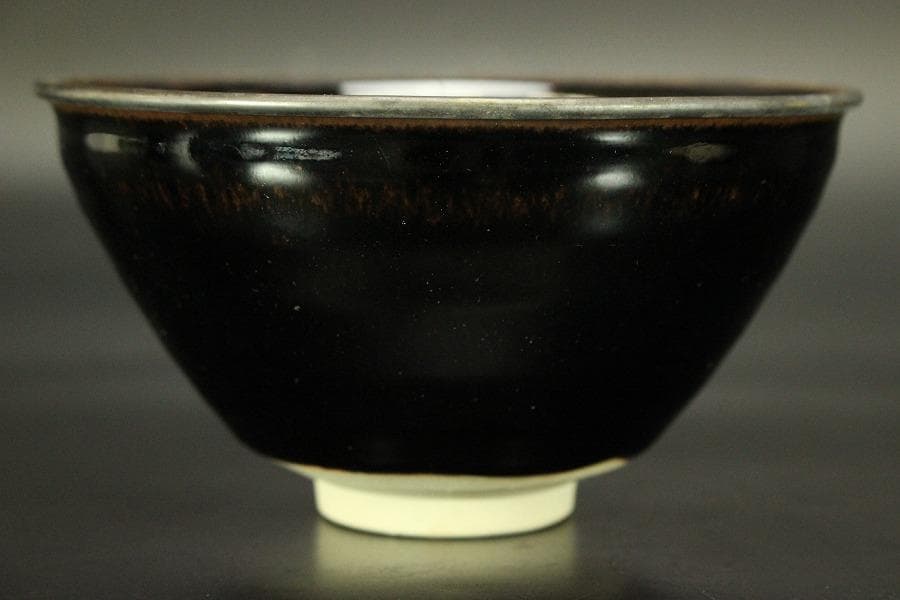 茶道具 天目茶碗 天目台 二件(ZE522)