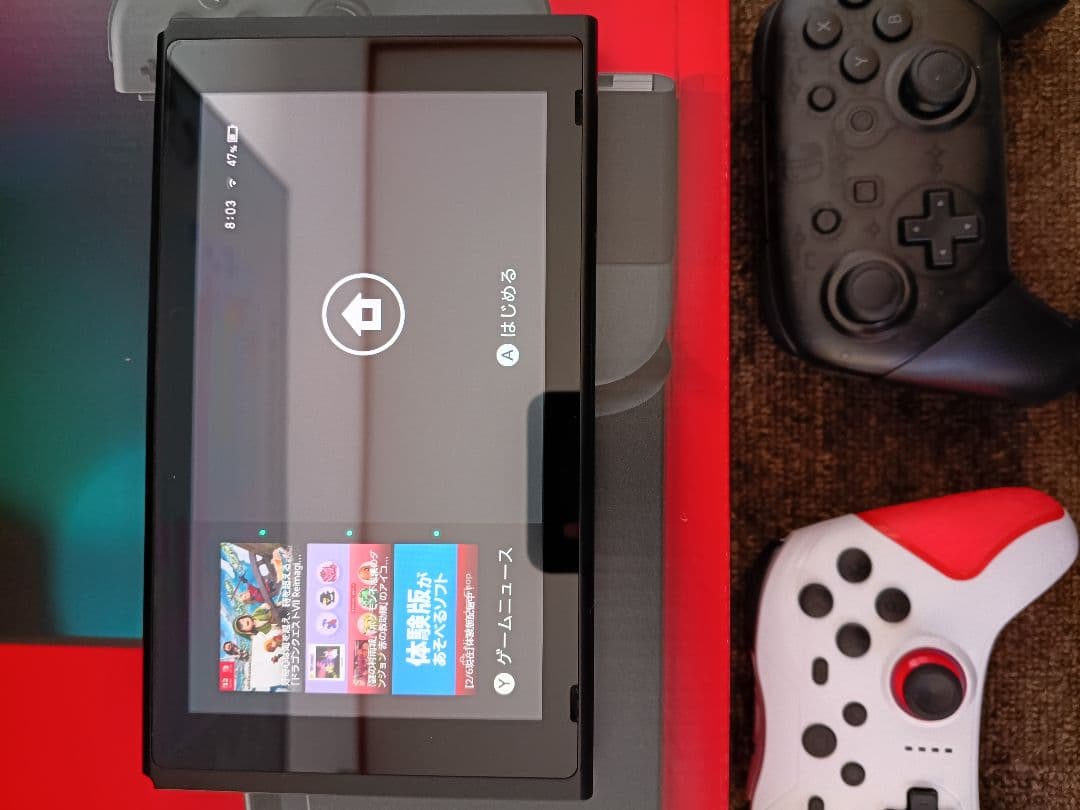 【動作確認済】Nintendo Switch 本体　microSD・プロコン付