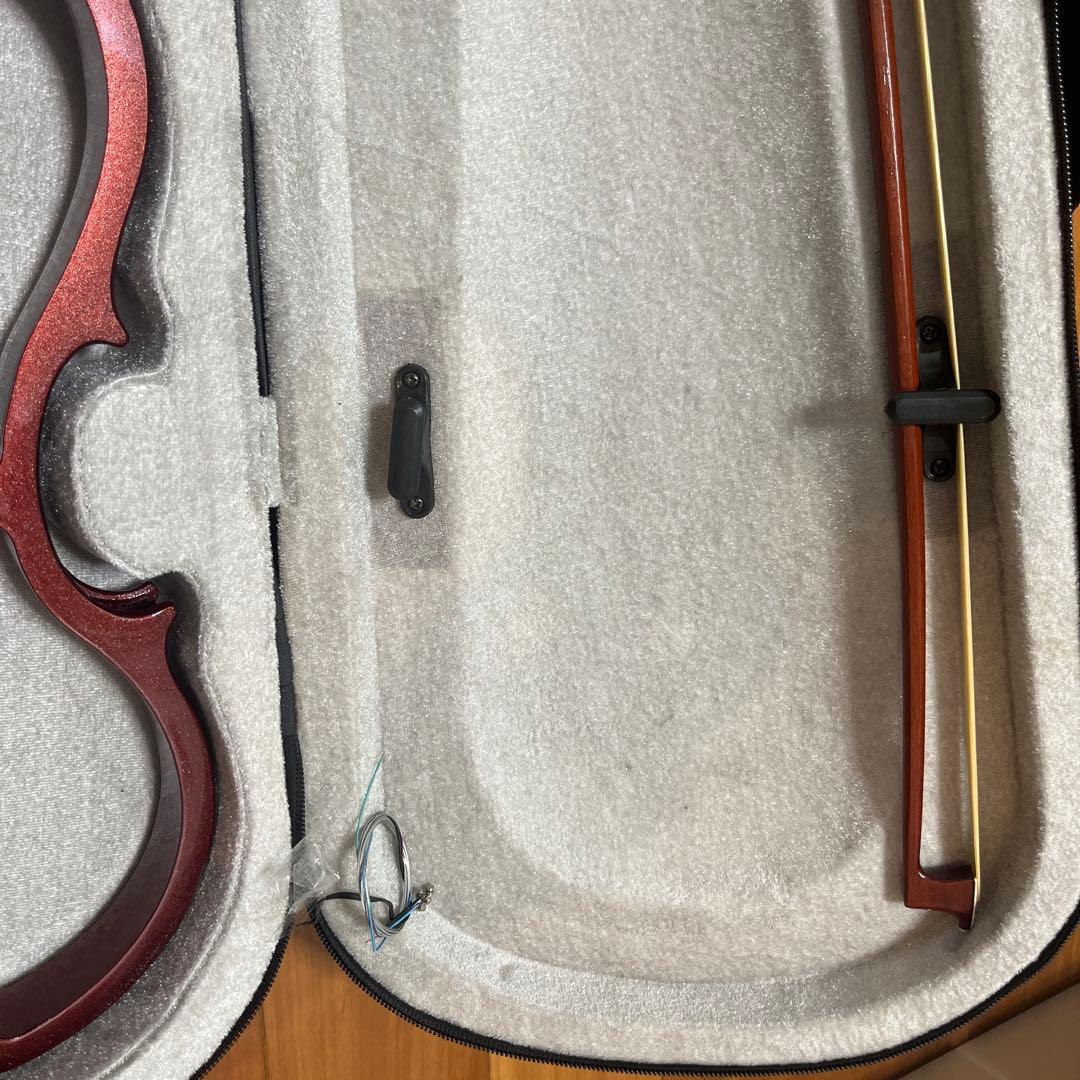 美品　ENNBOMレア色 サイレントバイオリン HVPV-30 エレキバイオリン