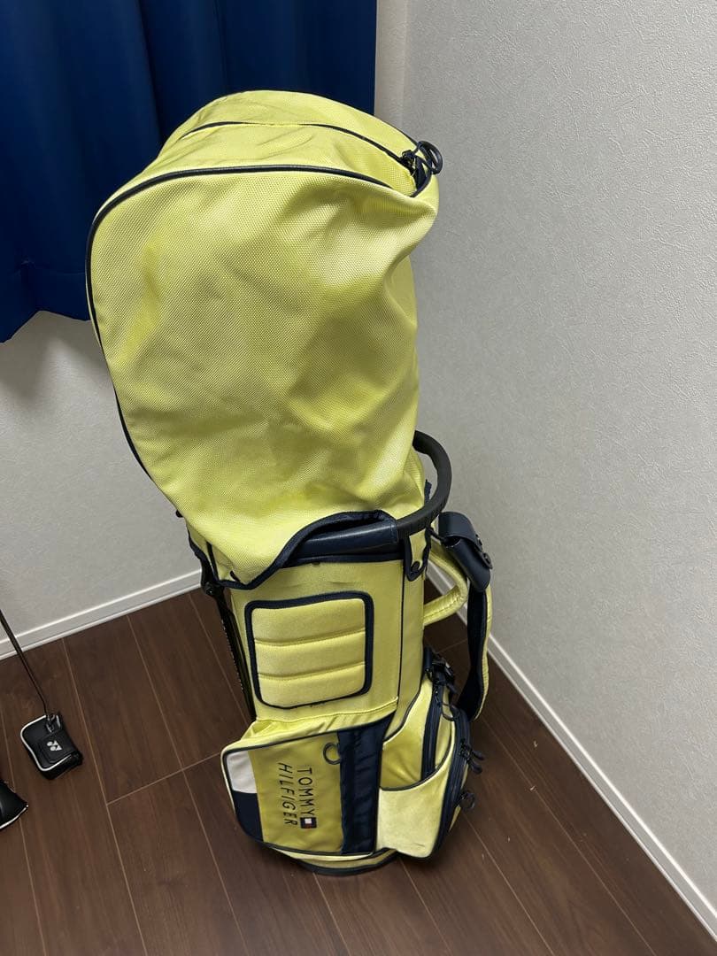   キャディバッグ イエロー/ネイビー