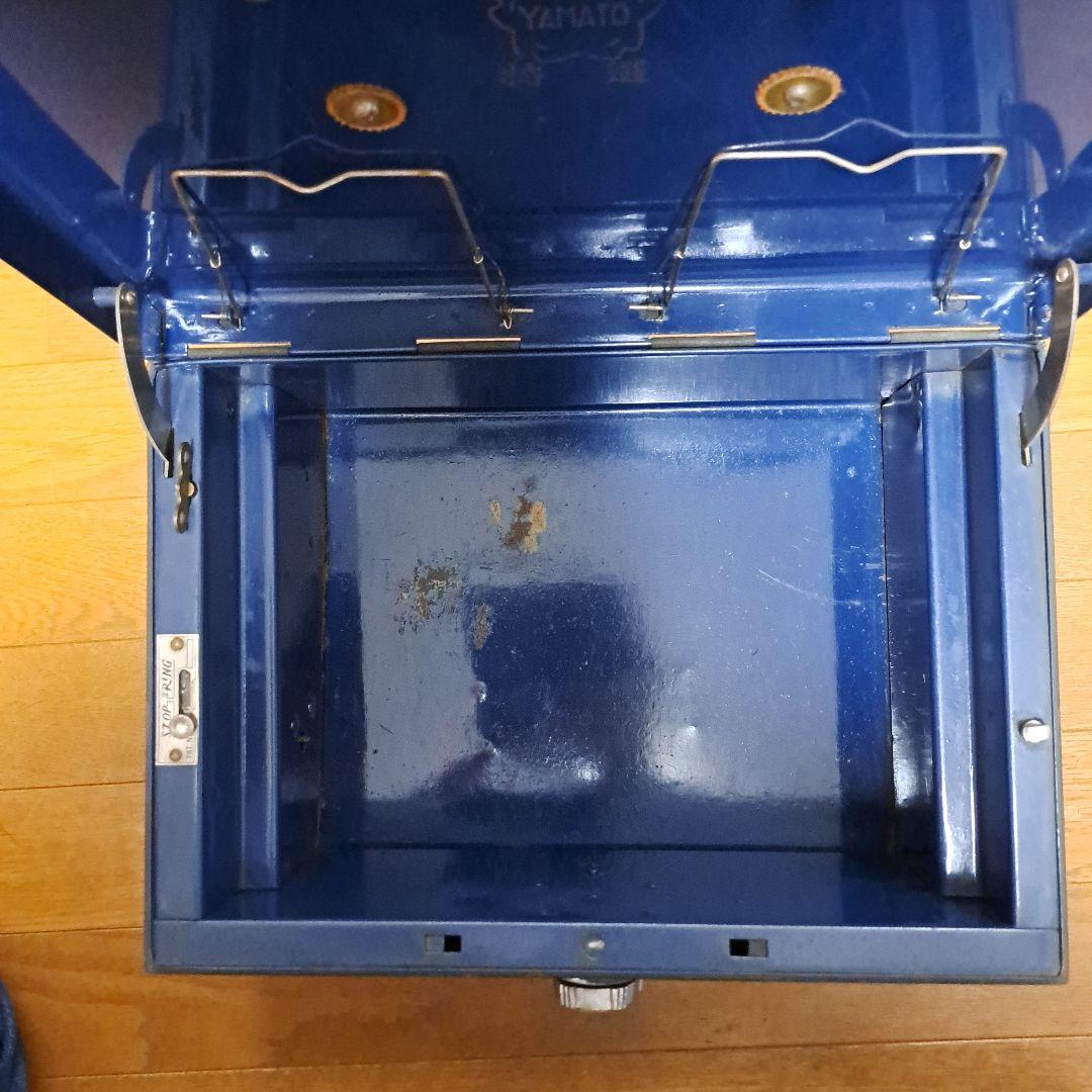 レトロ・アンティーク手提げ金庫 YAMATO CASH BOX 　カギ付き