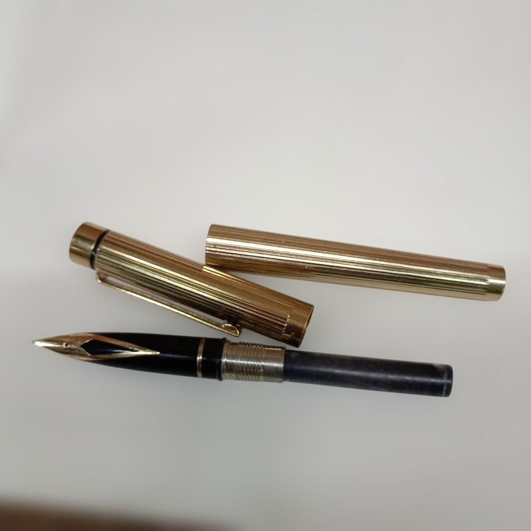 3978）シェーファー万年筆　ペン先14K 外装金メッキ？