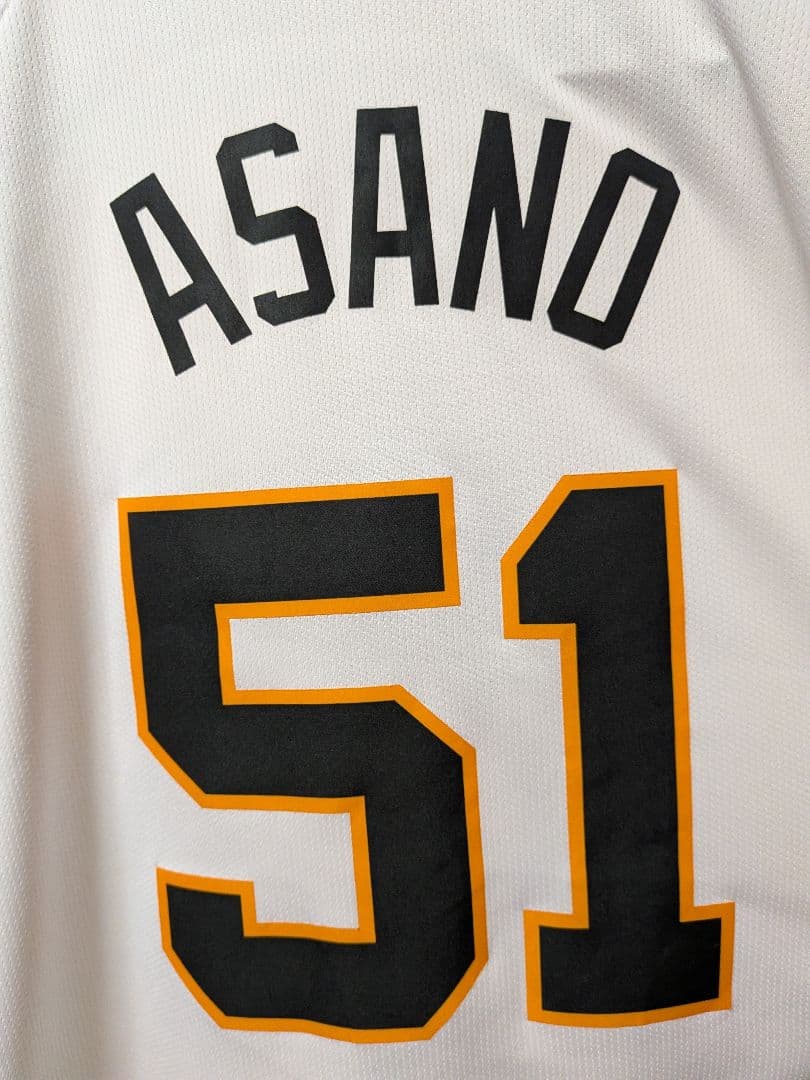 ジャイアンツ　浅野翔吾　ユニフォーム　チャンピオンエンブレム付き　XL　巨人