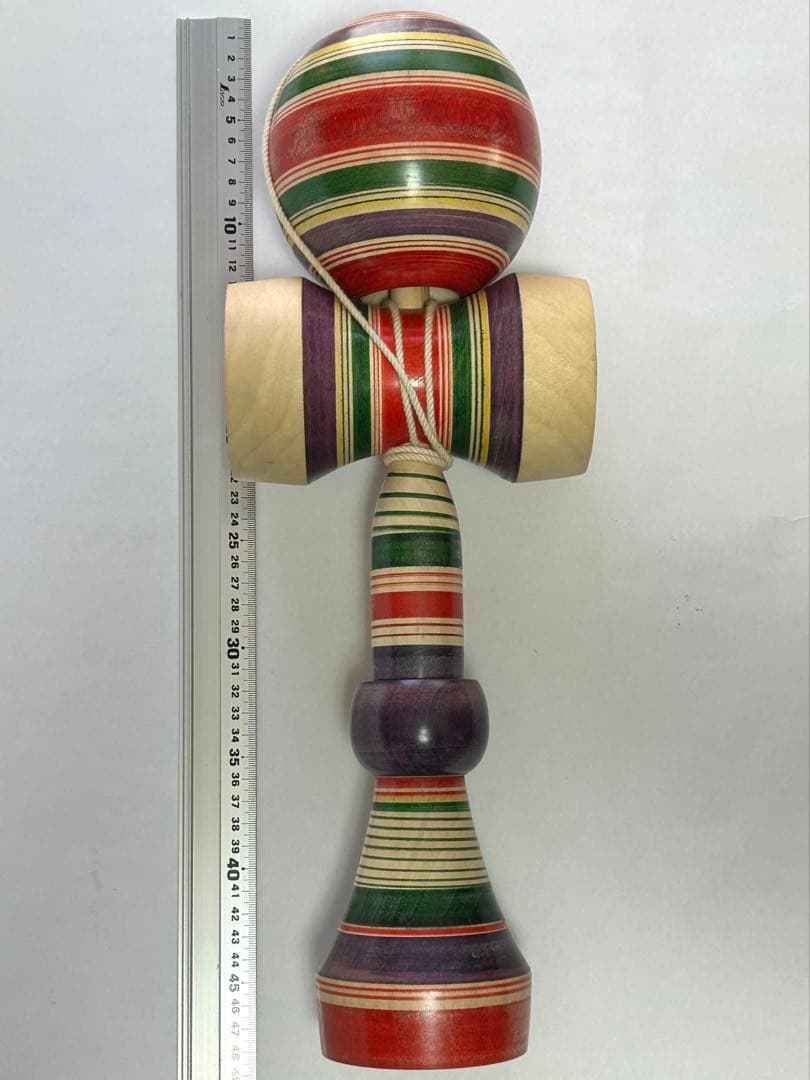 巨大けん玉 高さ約45cm 木製 未使用 古品 インテリア・ディスプレイにも