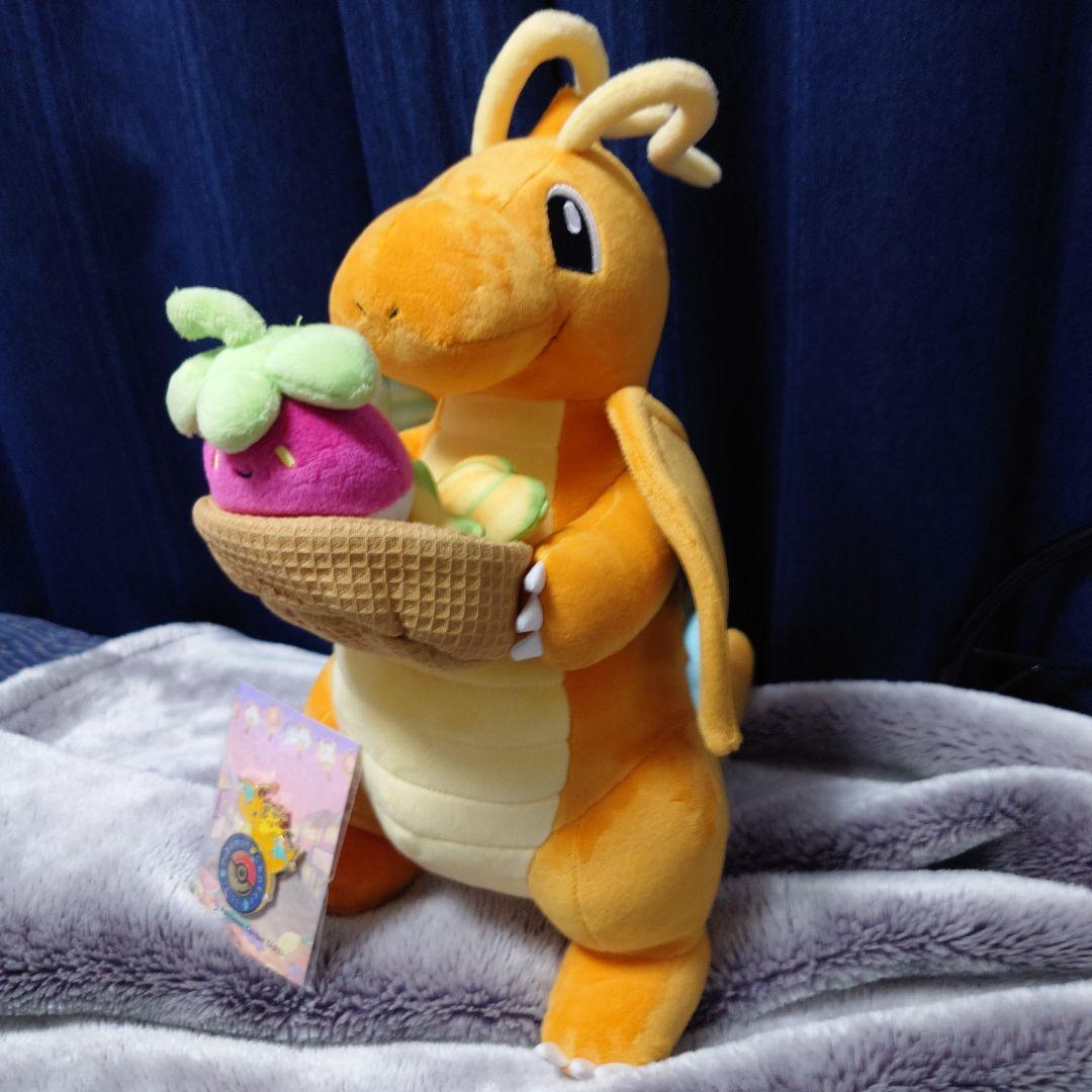 ポケモンセンター 台湾 限定 カイリュー ぬいぐるみ ピンバッジ ポケモン