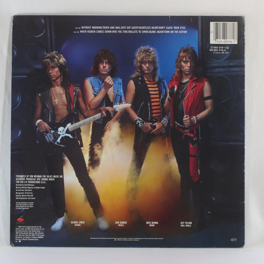 独LP Dokken Tooth And Nail ドイツオリジナル 初回プレス