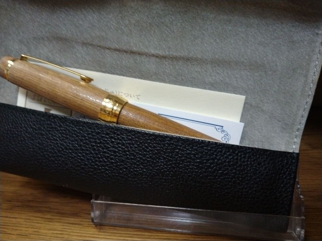 パイロット万年筆カスタム 槐 エンジュ モクメ　18K-750 15 F