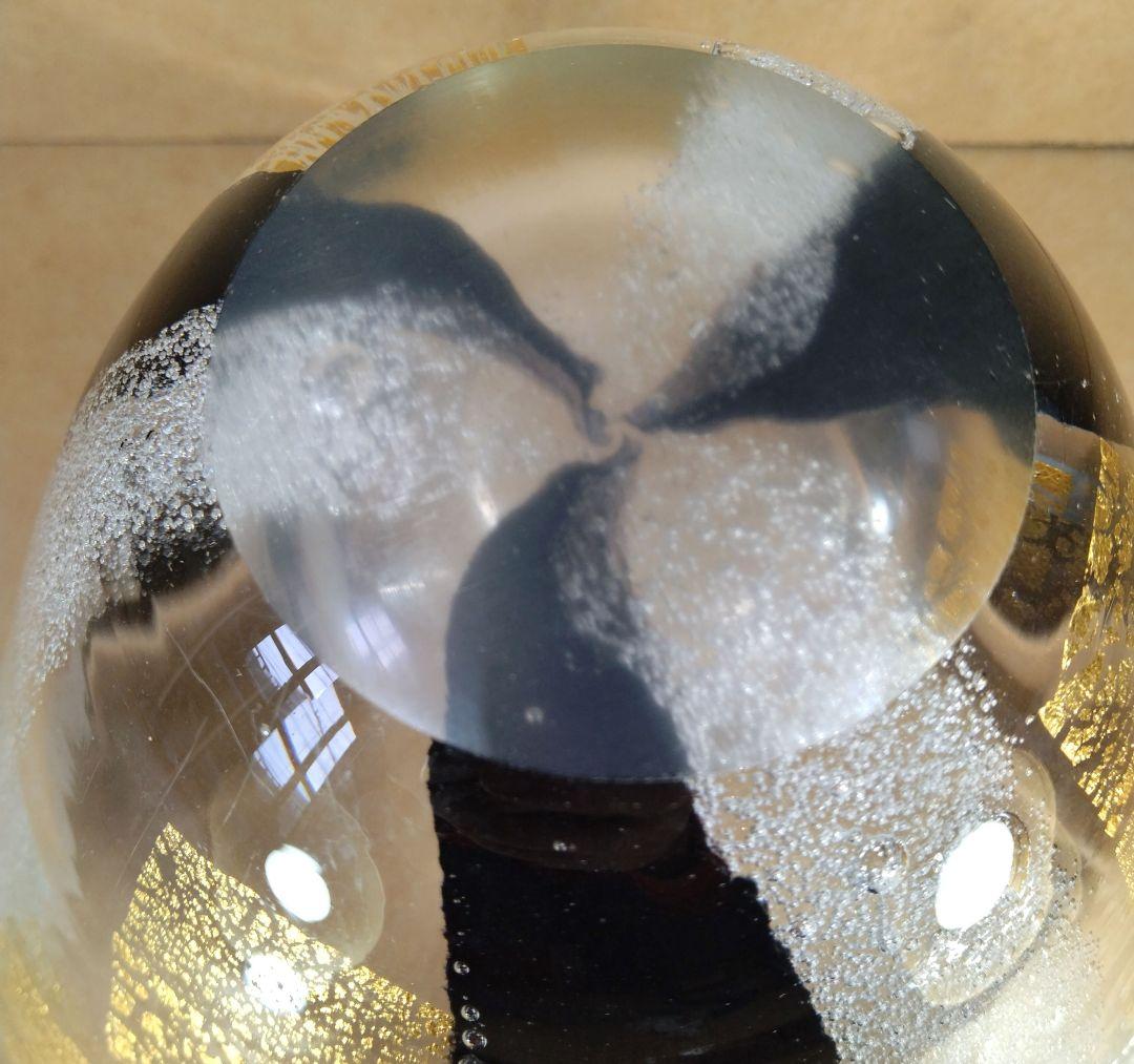 【本物保証】岩田藤七(文化功労者) ガラス花器 共箱 写生銘入り激レア希少品