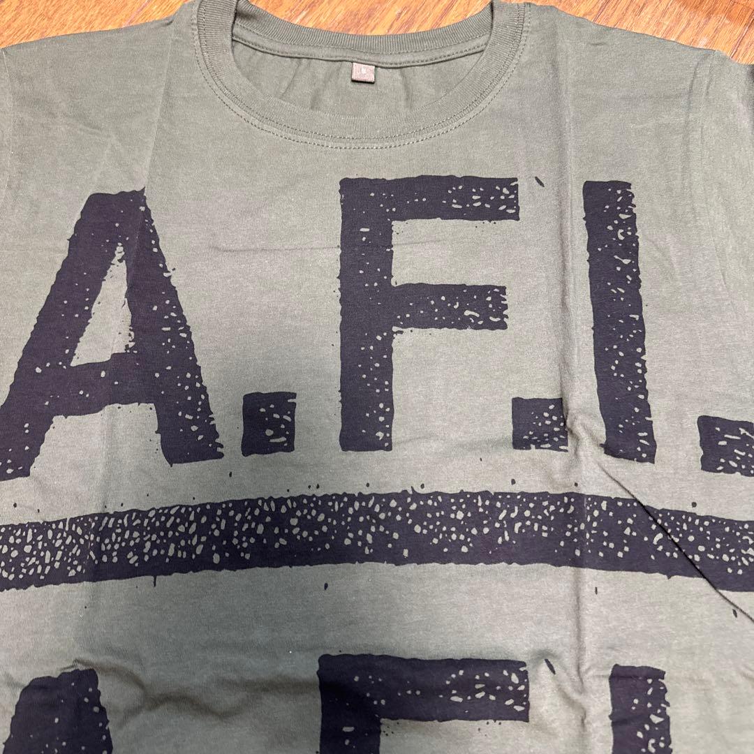 afi a fire inside カーキ Tシャツ
