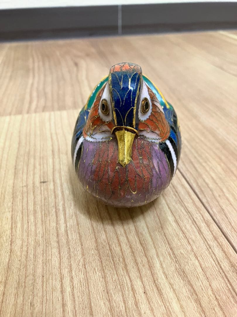 水鳥　陶器　オブジェ　置物　インテリア　工芸品　美術品　古物　古美術