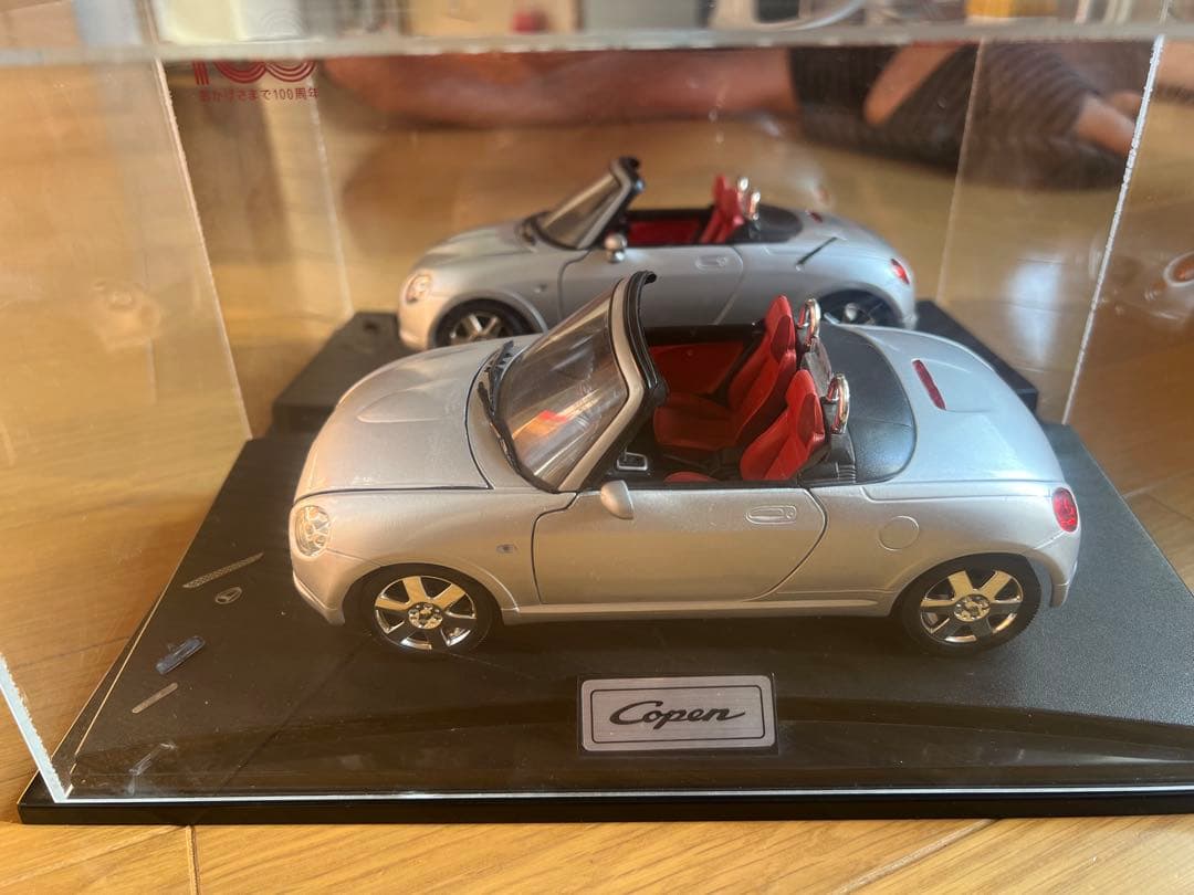 値下げ！ダイハツ コペン 創立100周年記念 1/18モデルミニカー